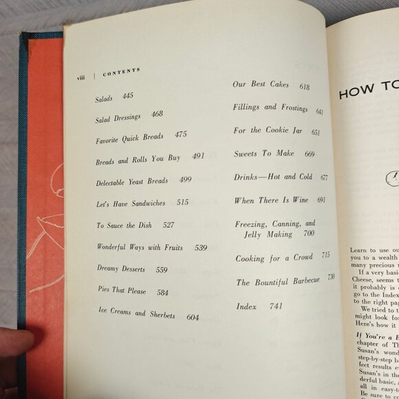 Vintage The Good Housekeeping Cookbook Dorothy B. Marsh 1963 Edition Hardcover - Picture 5 of 11